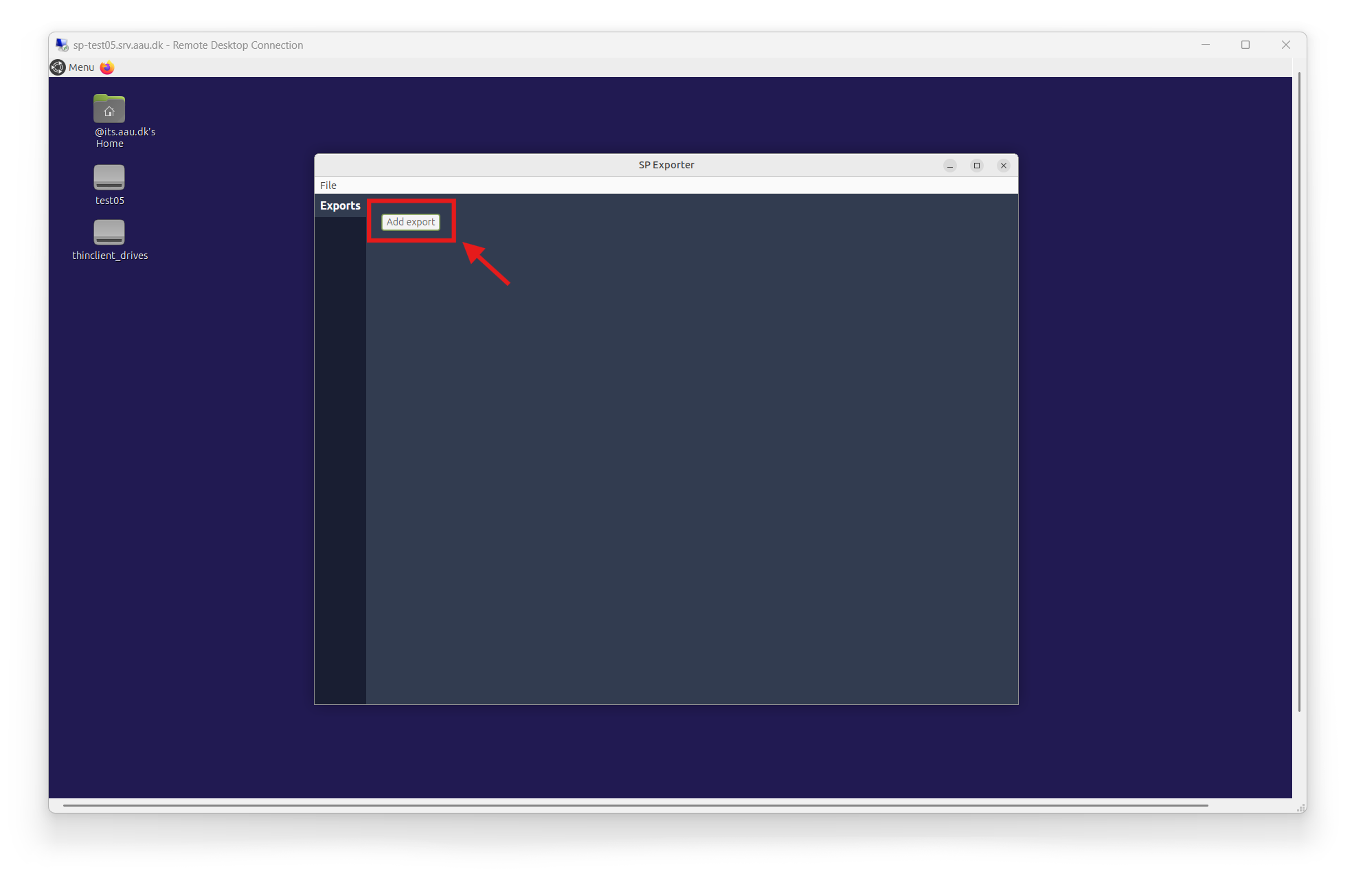 SP Exporter main window