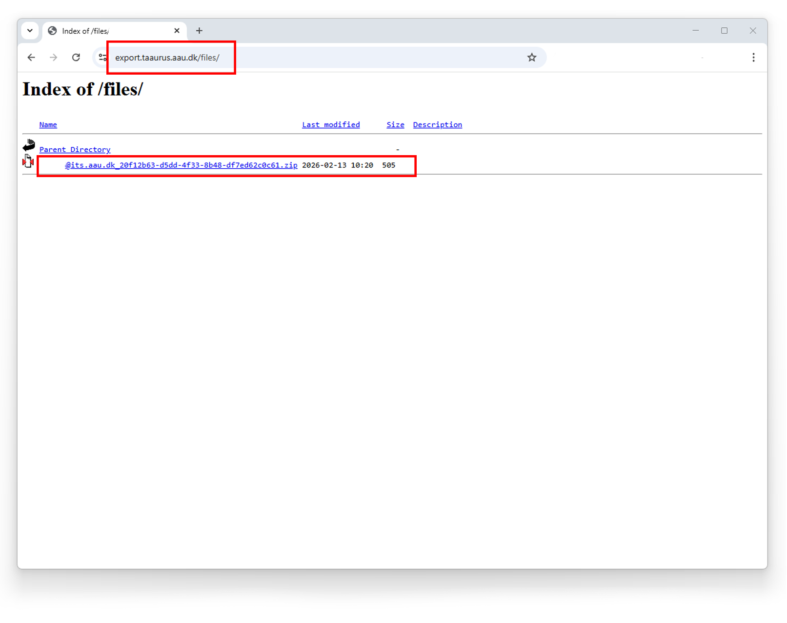 Downloading approved exports